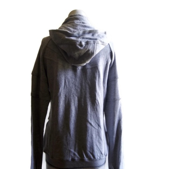 Daytrip Zip Up Hoodie Gray 100% Cotton SM - Picture 6 of 8